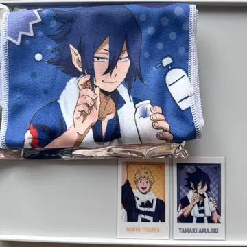 나의 히어로 아카데미아 극락탕 머플러 타월 아마지키 타마키 통형 밀리오