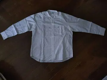 남성용 Crocodile 긴팔 셔츠 화이트 2L 면 100%