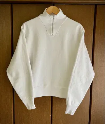 RE-PURPOSE 하프 집 스웨트 레샵 LECHOPPE