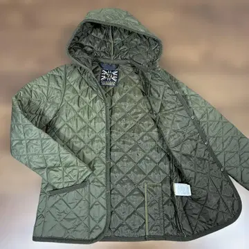 LAVENHAM 라벤햄 36 크레이던 퀼팅 자켓 카키