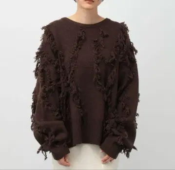 아파트 바이 롤리스 프린지 니트 풀오버