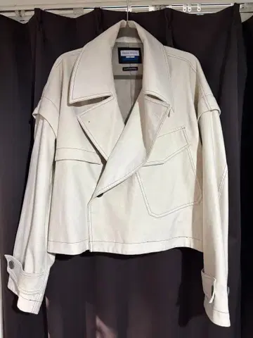 MAISON SPECIAL 2WAY 스티치 숏 블루종