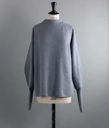 BATONER 캐시미어 폭스 벌룬 슬리브 니트