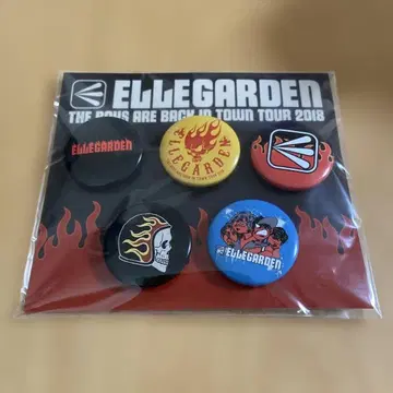 ELLEGARDEN 캔뱃지 세트 5개