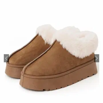 GRL 통굽 무스탕 숏부츠