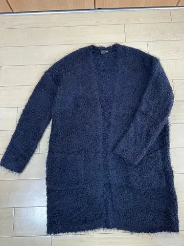 스콧 클럽 복슬복슬 가디건 롱 가디건 긴팔 니트