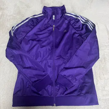 adidas 보라색 집업 자켓