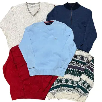 US 구제 의류 니트 스웨터 4개 묶음 판매 NT06