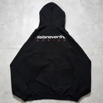 디스이즈네버댓 네버자 후드티 맨투맨 로고 L 블랙 16310