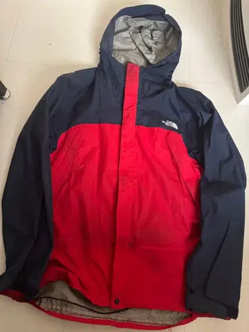 The North Face 마운틴 후드티 빨간색/네이비