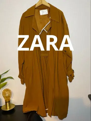 자라 테라코타 오픈 트렌치코트