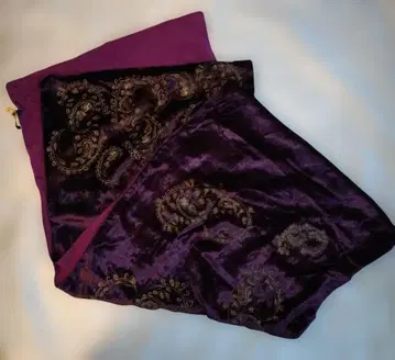 ETRO 에트로 롱 머플러 스톨 보라색