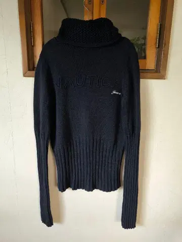 데상트 여성용 터틀 스웨터