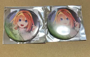 5등분의 신부 GO TO AKIBA 아토레 캔뱃지 네잎 2개