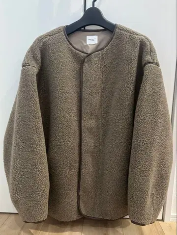 울 혼방 보아 숏 블루종 어반 리서치 도어스