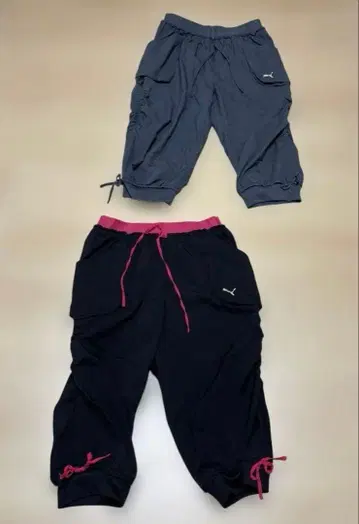 푸마 하프 조거 팬츠 2장 세트