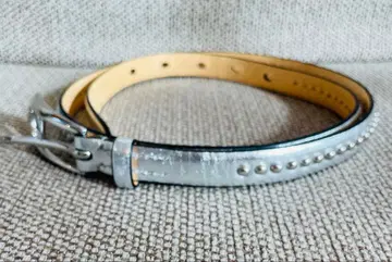 미사용 J&M davidson 벨트 실버