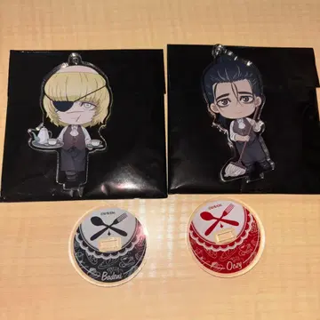 치. 카페 아크릴 스탠드 키링 바데니 오쿠지