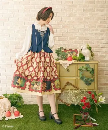 디즈니 캐릭터 슬리브리스 원피스