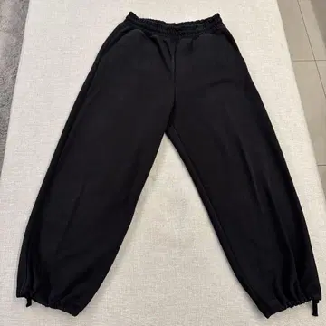 유니클로 C 블랙 와이드 팬츠 남성용 M 블랙