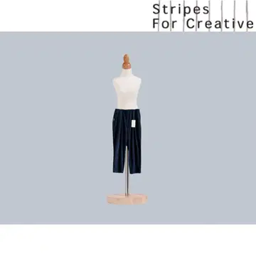 STRIPES FOR CREATIVE 크롭 플리스 팬츠