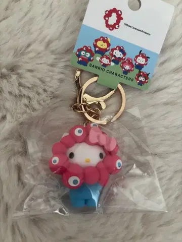 간사이 만박 산리오 먀쿠먀쿠 변신 입체 키링 키티