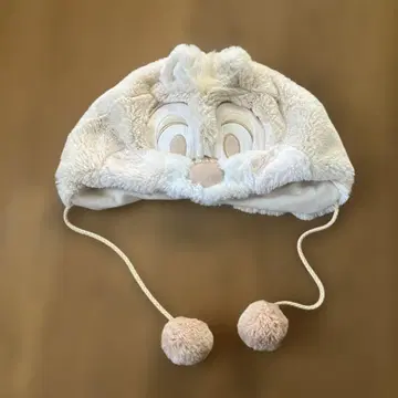 디즈니 캐릭터 모자 크림색