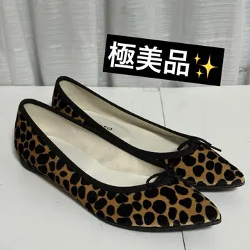 컨디션 최상 repetto 레페토 레오파드 무늬 발레 슈즈