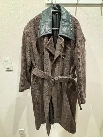 JOHN LAWRENCE SULLIVAN 트위드 롱 코트