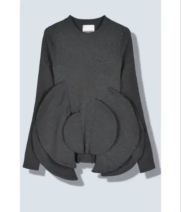 새상품 ommo CIRCLE LAYERED DOCKING KNIT TOP