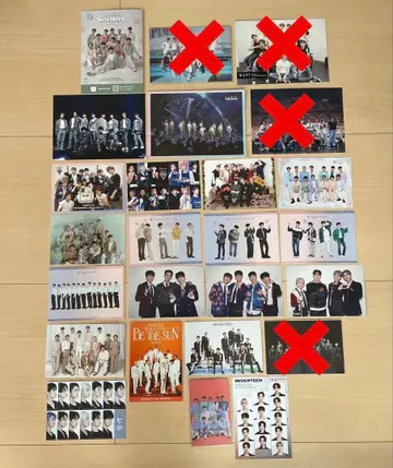 SEVENTEEN 엽서 등