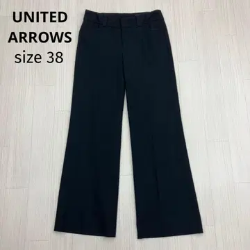 UNITED ARROWS 울 슬랙스 플레어 팬츠 38