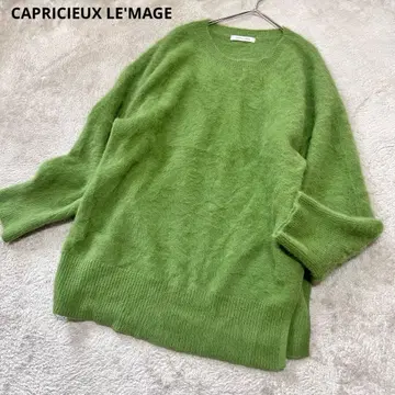 새상품급 카프리슈 레마쥬 폭스 캐시미어 플러피 니트 복슬복슬