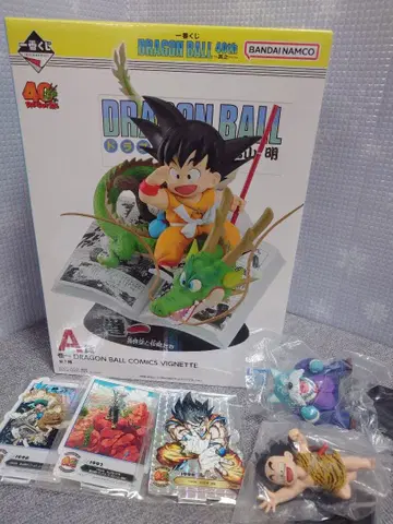 미개봉 제일복권 드래곤볼 40주년 A상 F상 아크릴 스탠드 외 덤 포함.