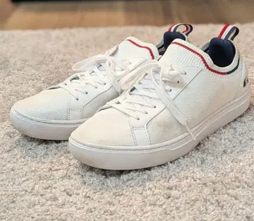 [ 고품질 ] 라코스테 LA PIQUEE 니트 스니커즈 43 27cm