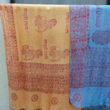 에스닉 스톨 2개 세트 마라이카 태국 인도