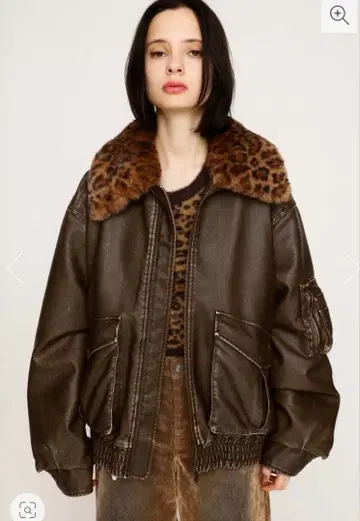 WASHED PUFFER 블루종