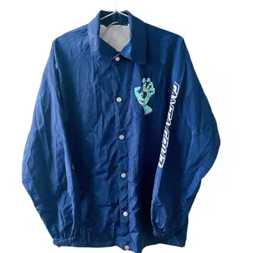 SANTA CRUZ 산타크루즈 네이비 나일론 자켓 M