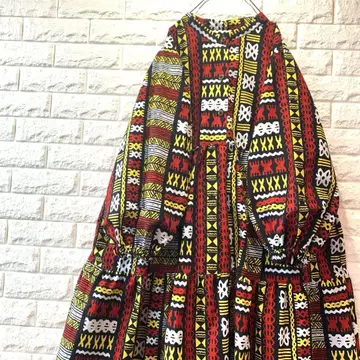 아프리칸 티어드 원피스