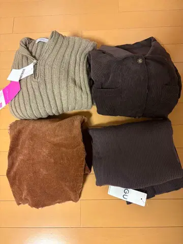 가을 겨울 의류 여성용 4세트