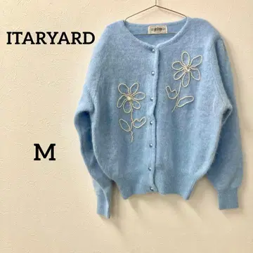 ITARYARD 이탈리아드 펄 비쥬 자수 가디건