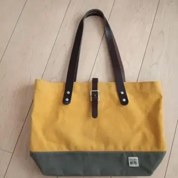 쿠라시키산 캔버스 토트백