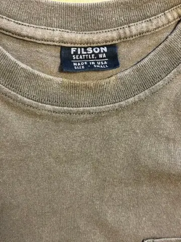 FILSON 올리브 그린 T셔츠 S 사이즈
