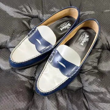 kenford 'Navy Gray Combi Loafers'