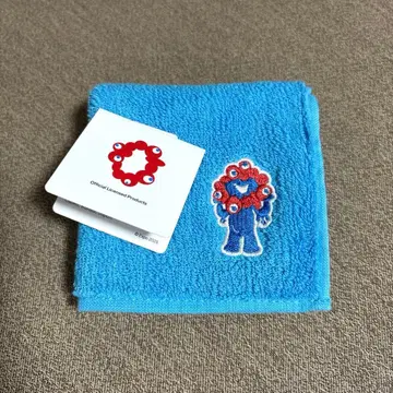 오사카 간사이 만박 미야쿠미야쿠 자수 핸드 타월 블루