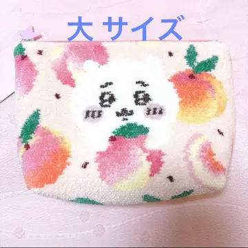 새상품 택 페이러 라브러리 치이카와 (먼작귀) 파우치 대 피치도트