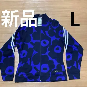 adidas 와 마리메꼬 콜라보 플라워 패턴 저지 L 사이즈 완판템
