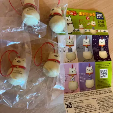 고양이 캡슐 토이 전 4종 세트