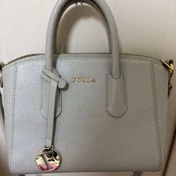 [ 새상품급 ] FURLA 숄더백 아이스 블루 라이트 그레이