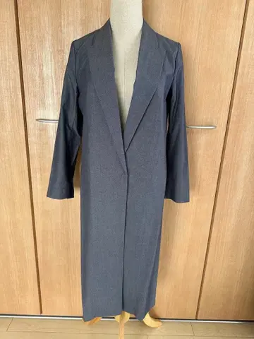 새상품 스콧 클럽 아르가 체스터 코트 롱 코트 데님풍 소재